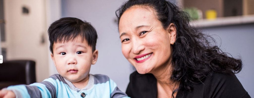 A general dentist with a young patient